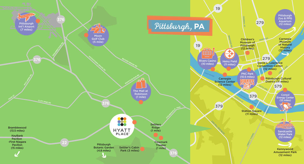 Hotel Hyatt Place Pittsburgh Airport - Robinson Mall Robinson Township